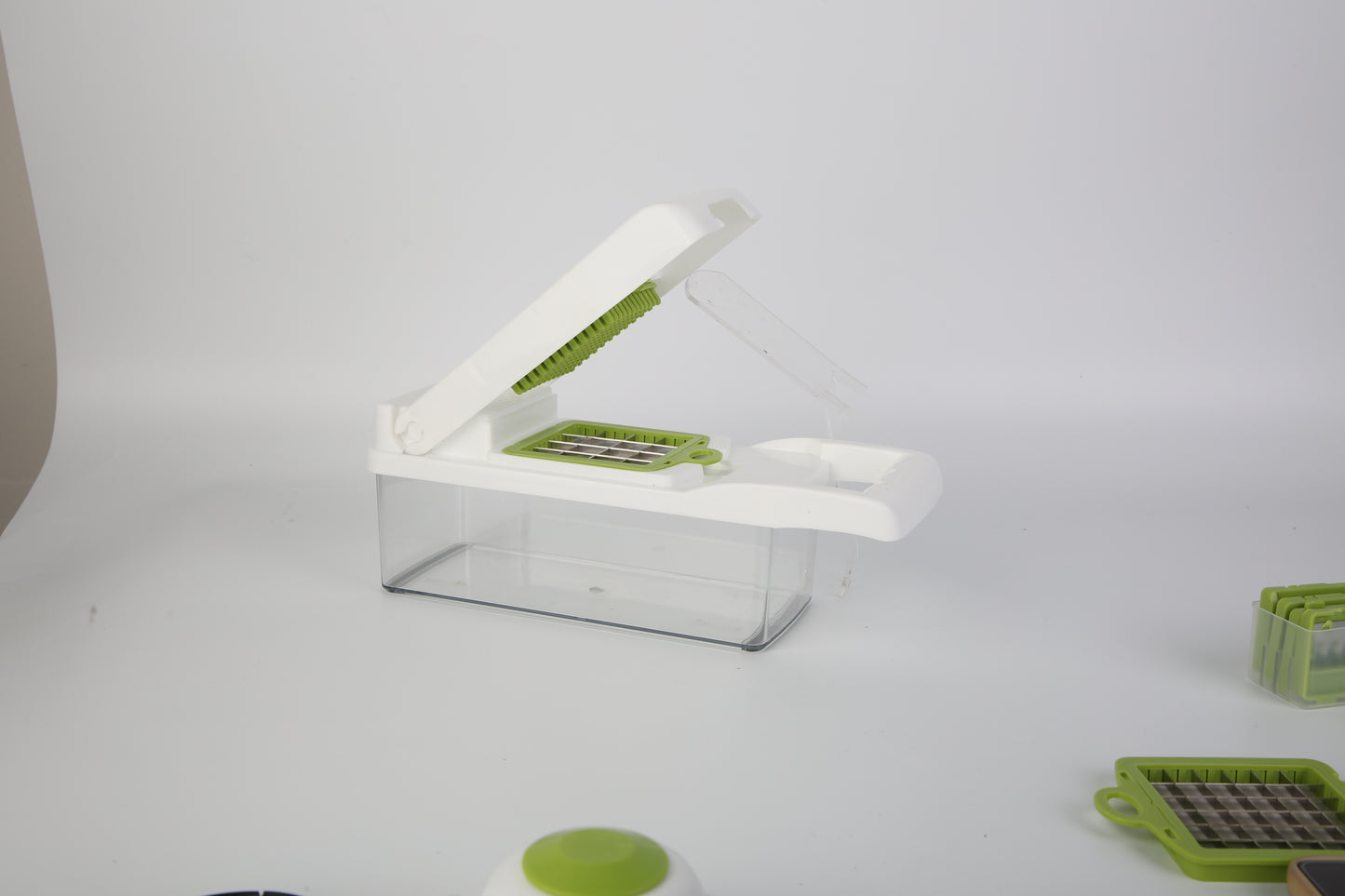1Set 12 In 1 Vegetable Chopper With Container Kitchen Food Slicer Dicer Grater Peeler Egg Separator Hand Protector For Onion Salad Potato