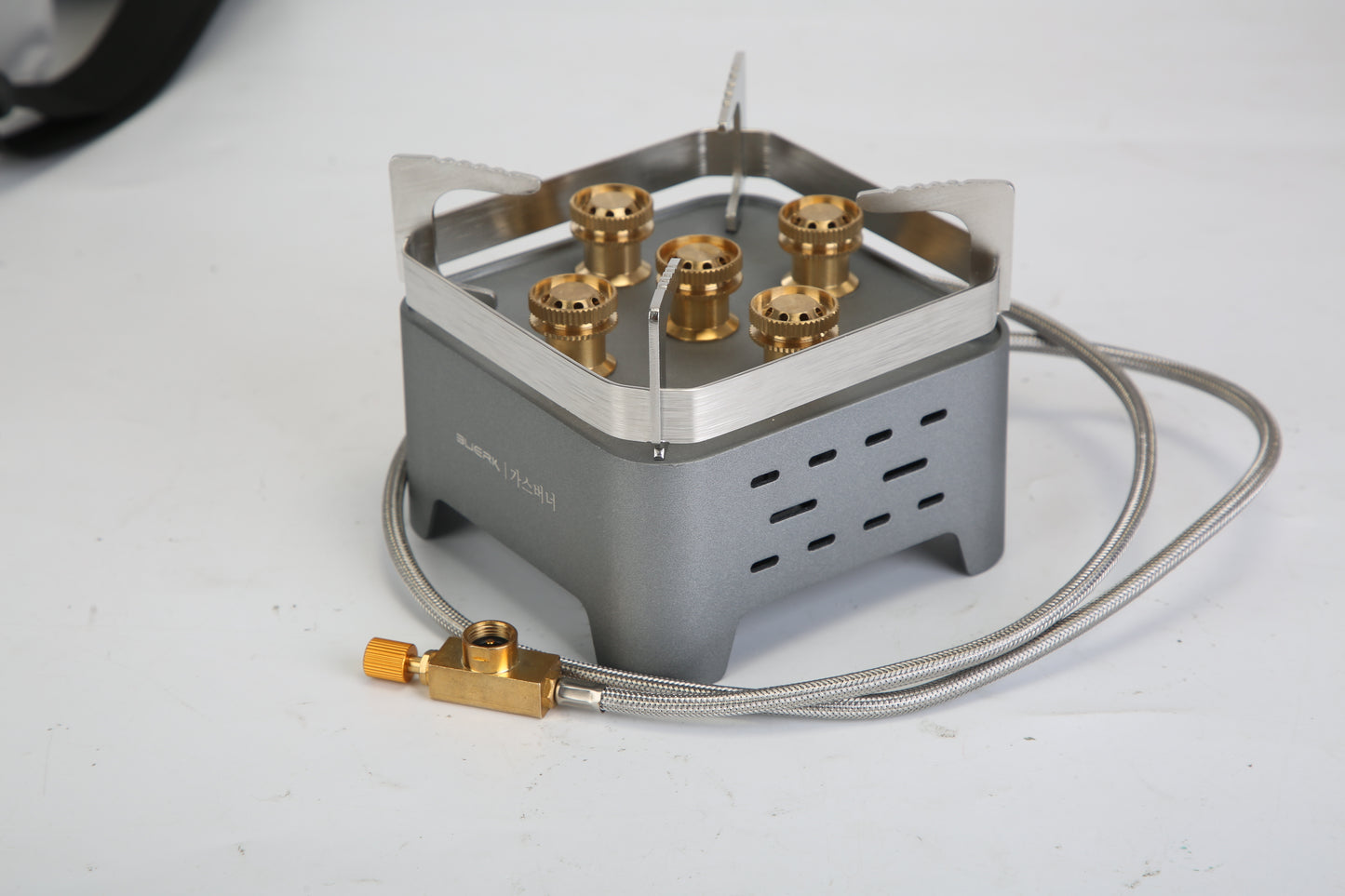 12000W Portable Camping Stove With Cassette Adapter Windproof Outdoor Backpacking Burner With Carrying Case Igniter For Outdoor Hiking Camping Picnic Backpacking