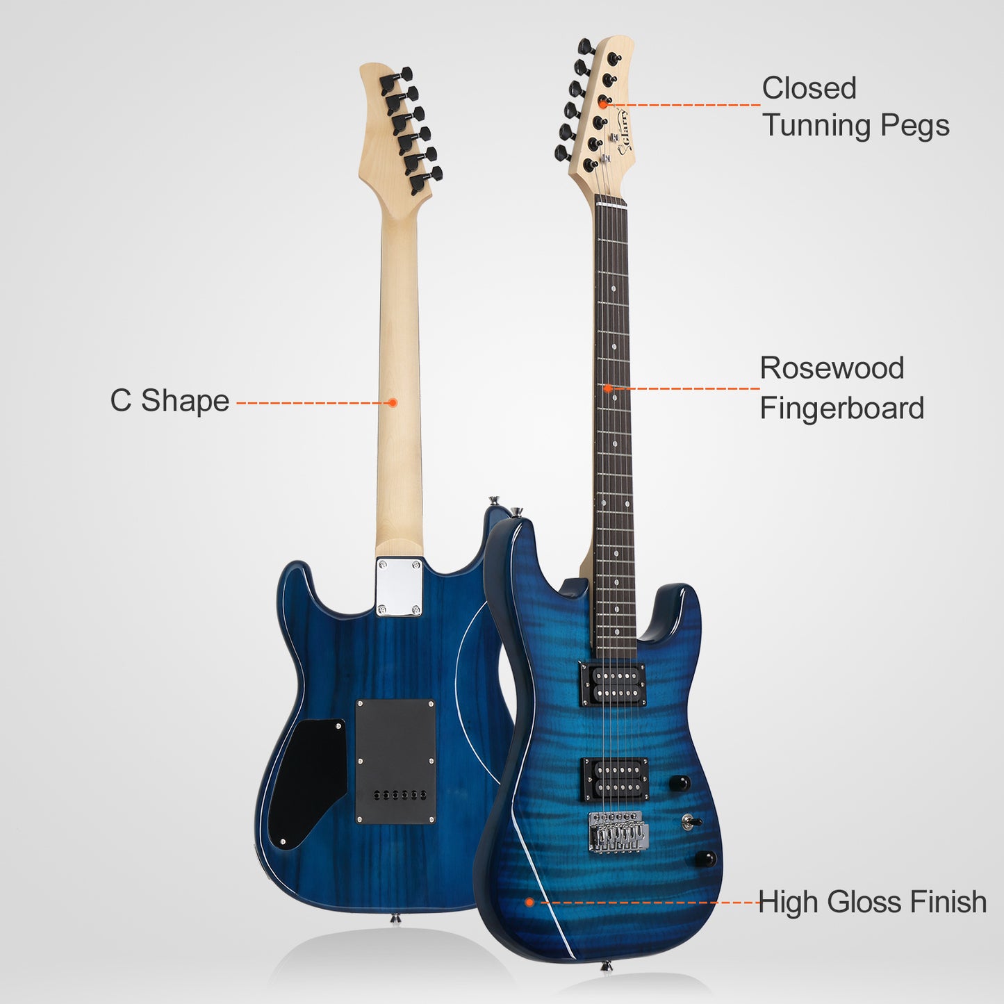 ST Electric Guitar, Speaker Set