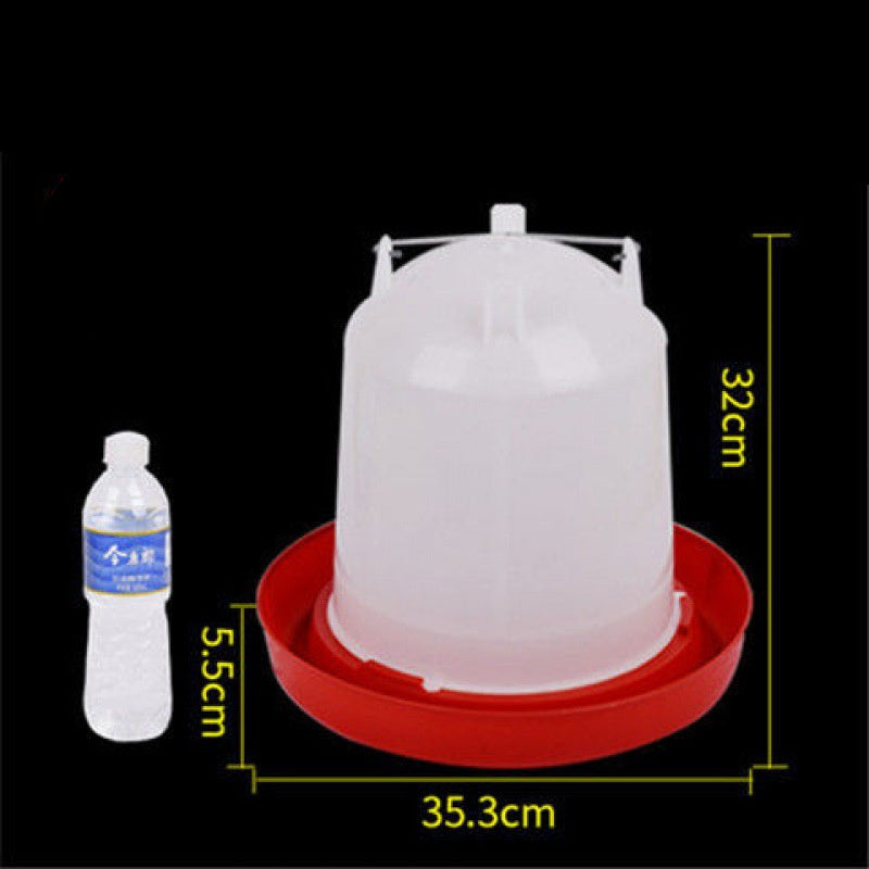 Thickened automatic feeding bowl feed waterer